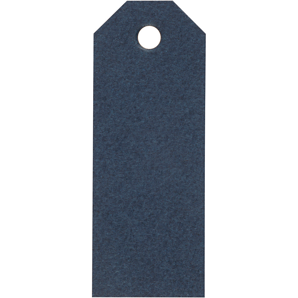Manila mærker, blå, str. 3x8 cm, 220 g, 20stk.