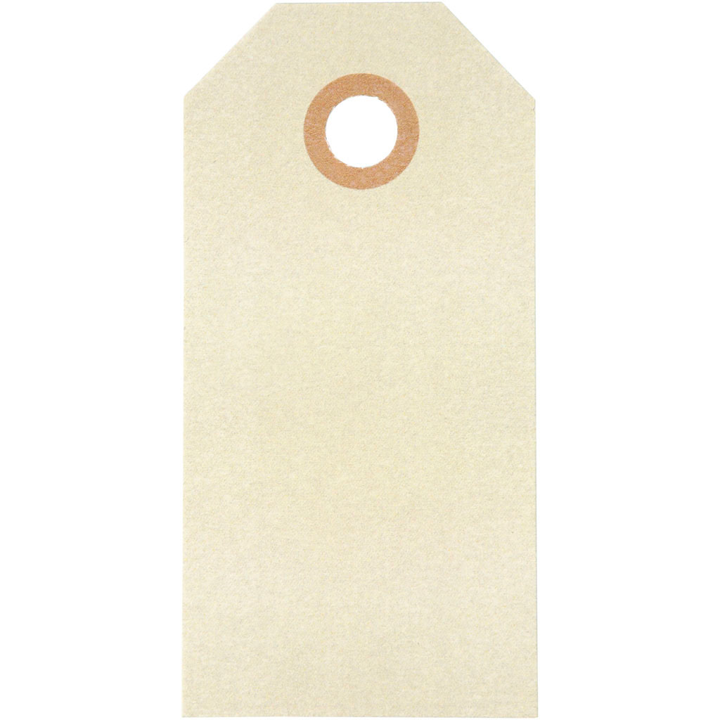 Manillamærker, str. 4x8 cm, 250 g, 1000stk.