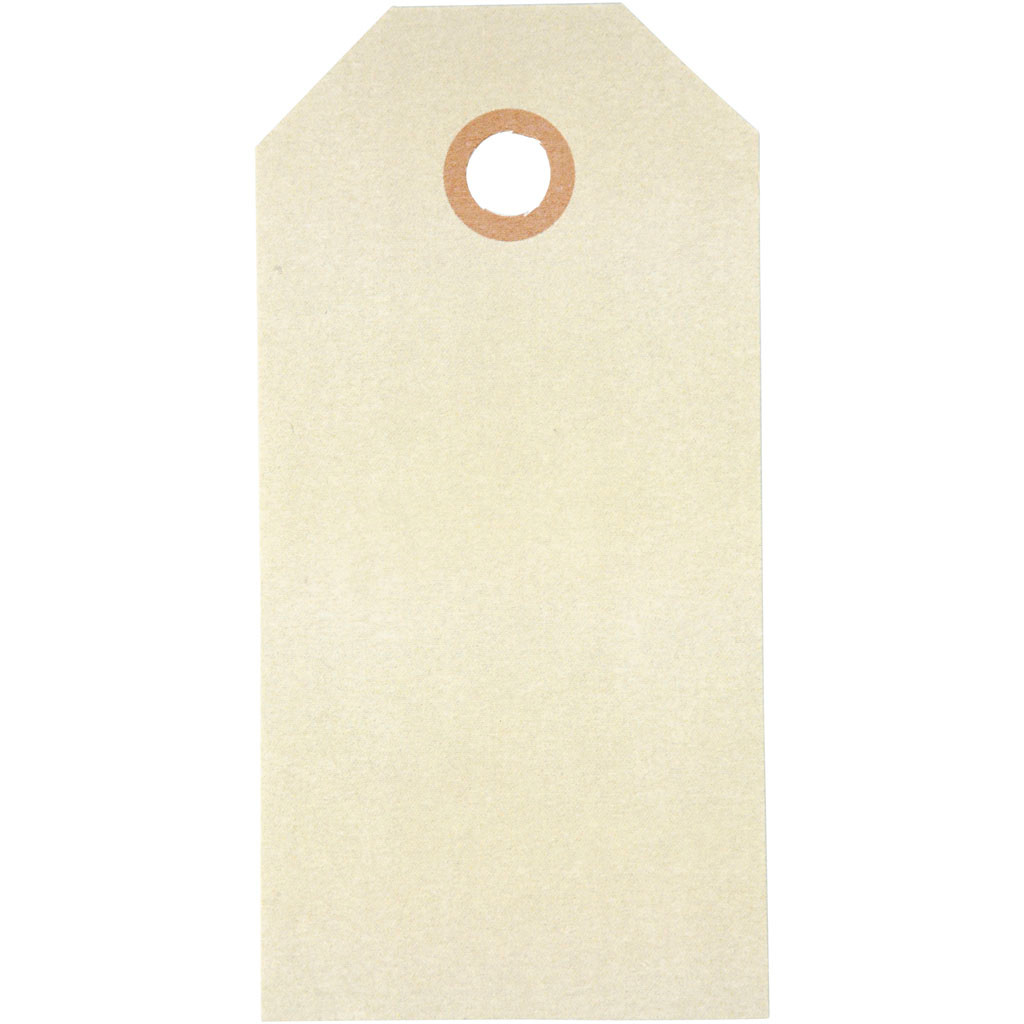 Manillamærker, str. 5x10 cm, 250 g, 1000stk.