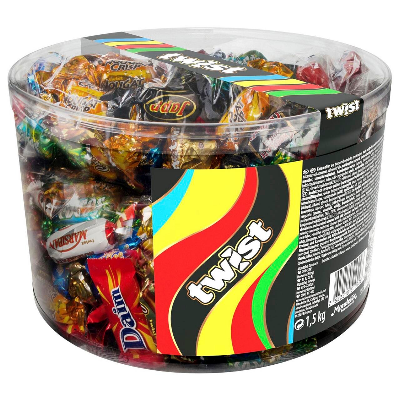 Chokolade - Marabou Twist - 1500 g
