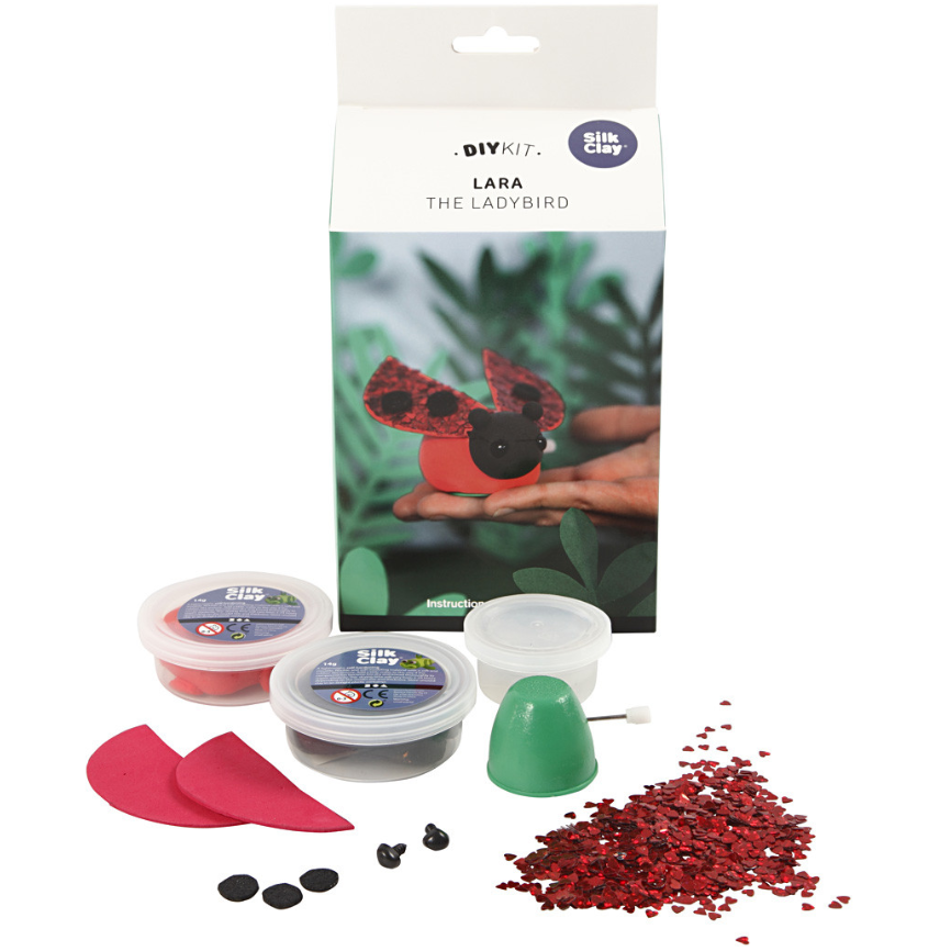 DIY kit Mariehønen Lara modellering 1sæt