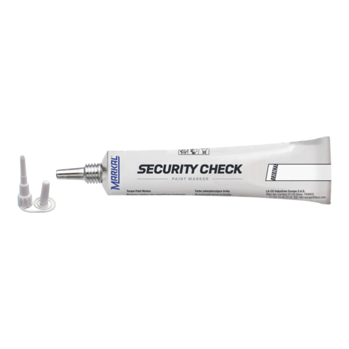 Malingsmarkør Markal Security Check Paint Marker White
