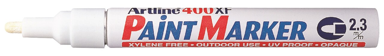Marker Artline 400XF Paint hvid 1/Blister