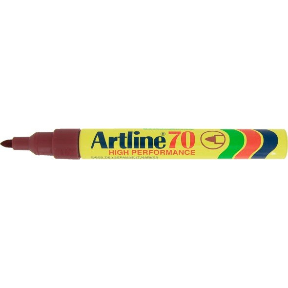 12 stk. Marker Artline 70 Permanent 1.5 brun - Køb minimum 12 stk.