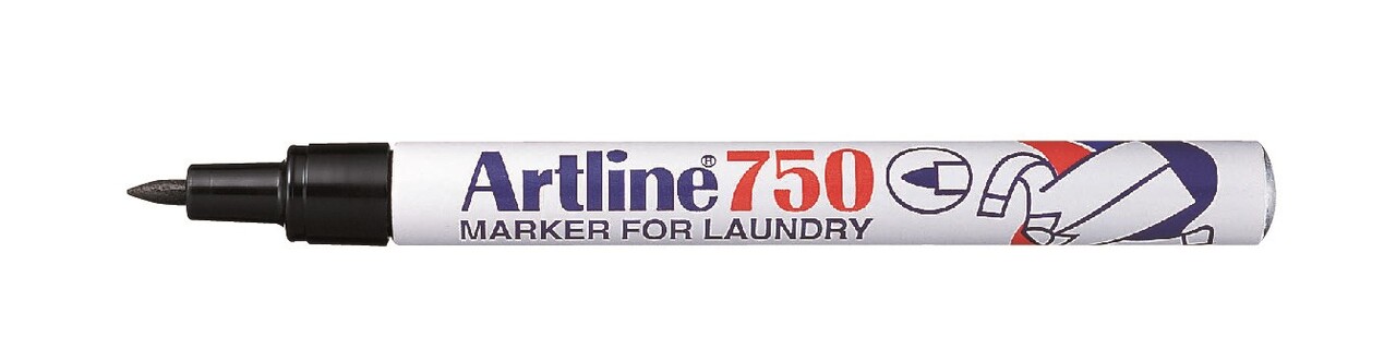 Marker Artline 750 Tekstil sort 1/Blister