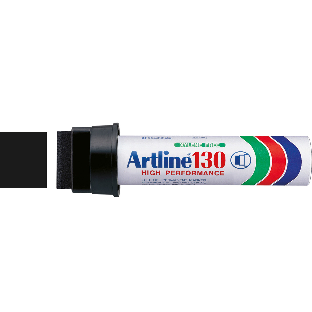 Permanent marker - Artline 130 Jumbo - 30 mm firkantet spids - Sort