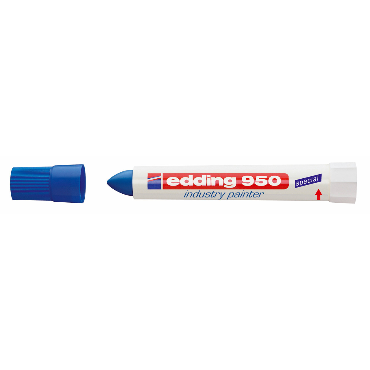Edding 950 industry painter - Permanent blå marker 10 mm - 10 stk