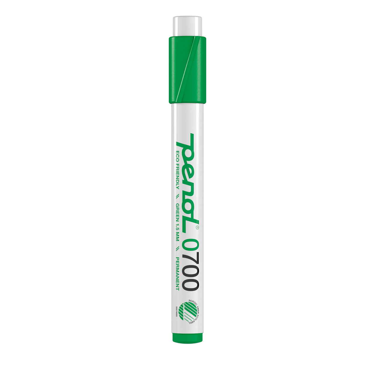 Marker Penol 0700 1,5mm grøn rund spids permanent - 10 stk