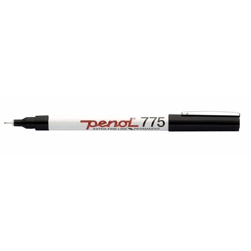 Marker Penol 775 sort 0,5mm - 20 stk