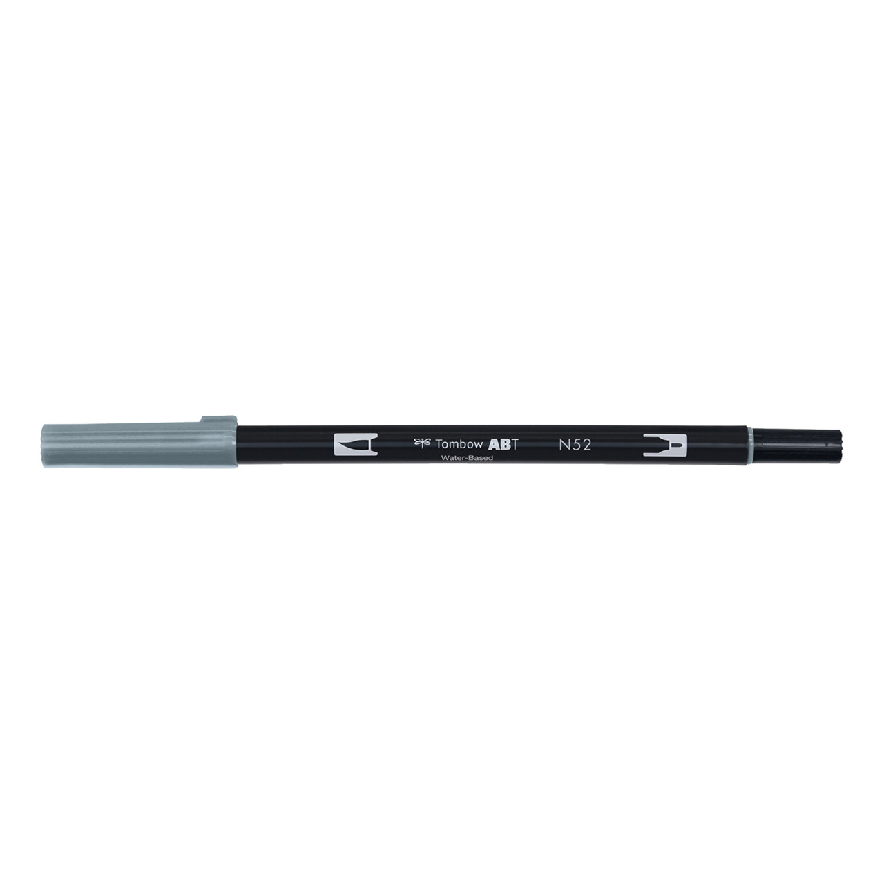 6 stk. Dobbeltspidset tusch - Tombow Dual Brush Pen N52 - Cool Grå 8