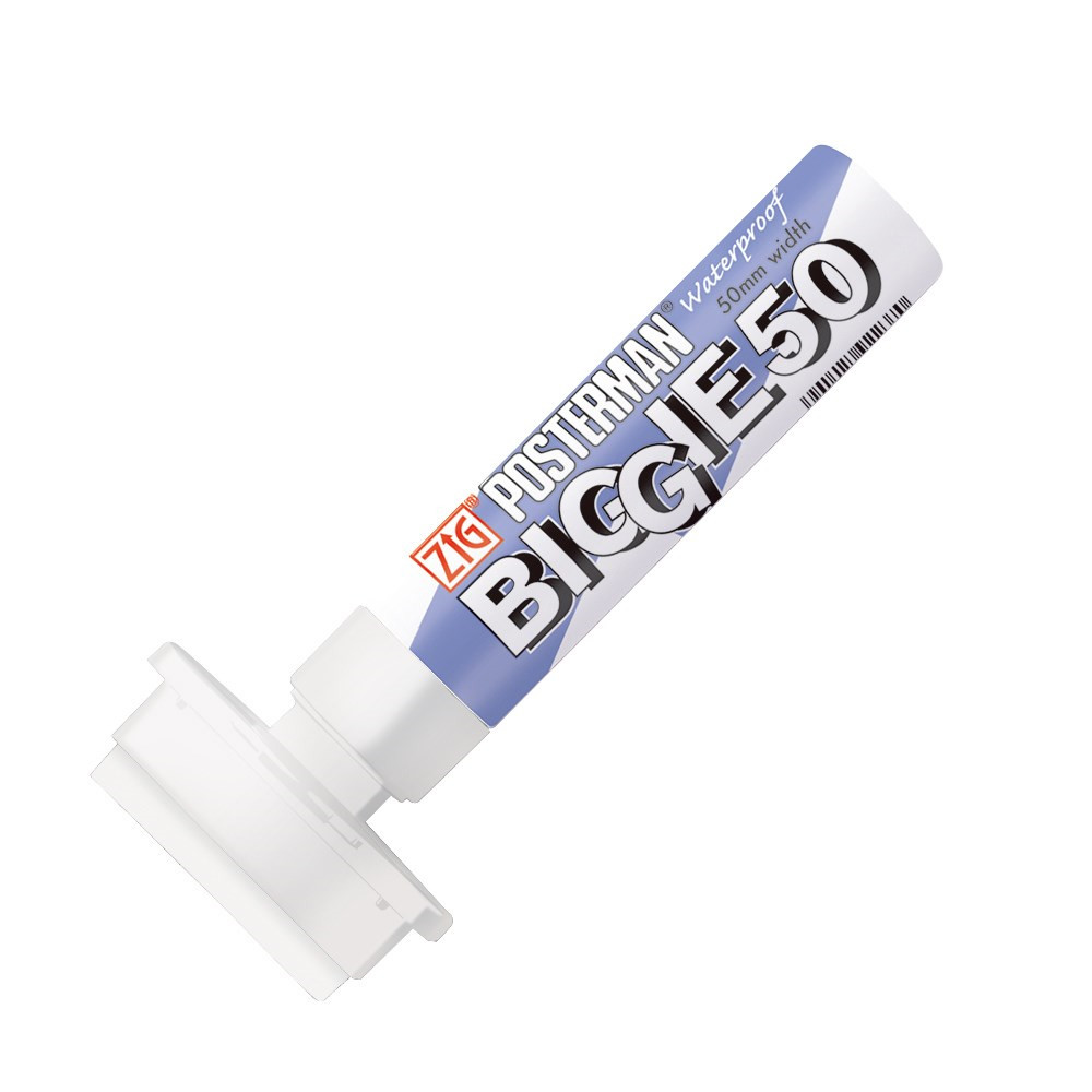 Chalk marker - ZIG Posterman Biggie 50mm - Hvid