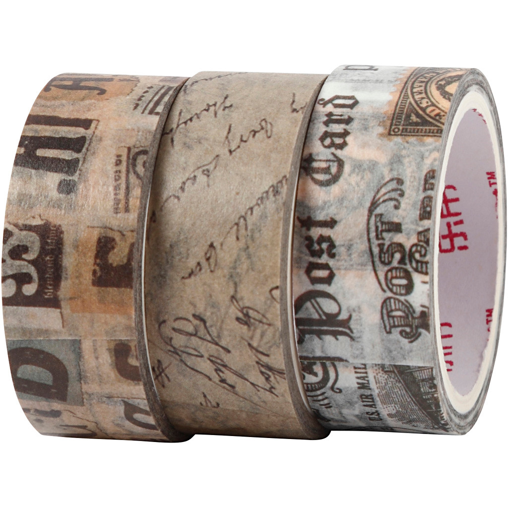 Masking Tape, B: 15 mm, L: 5 m, 3rl.