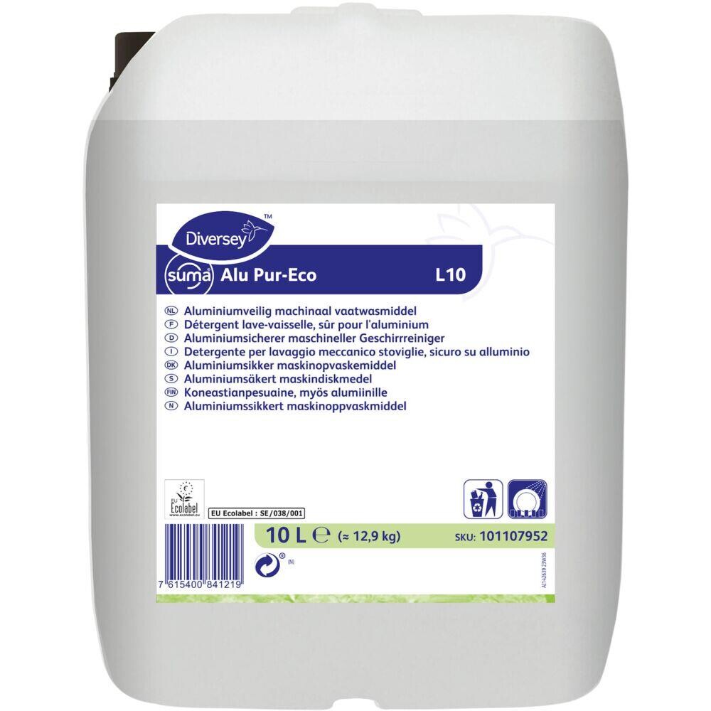 Maskinopvask - Diversey Suma Alu Pur-Eco L10 - alusikker uden klor farve og parfume - 10 l