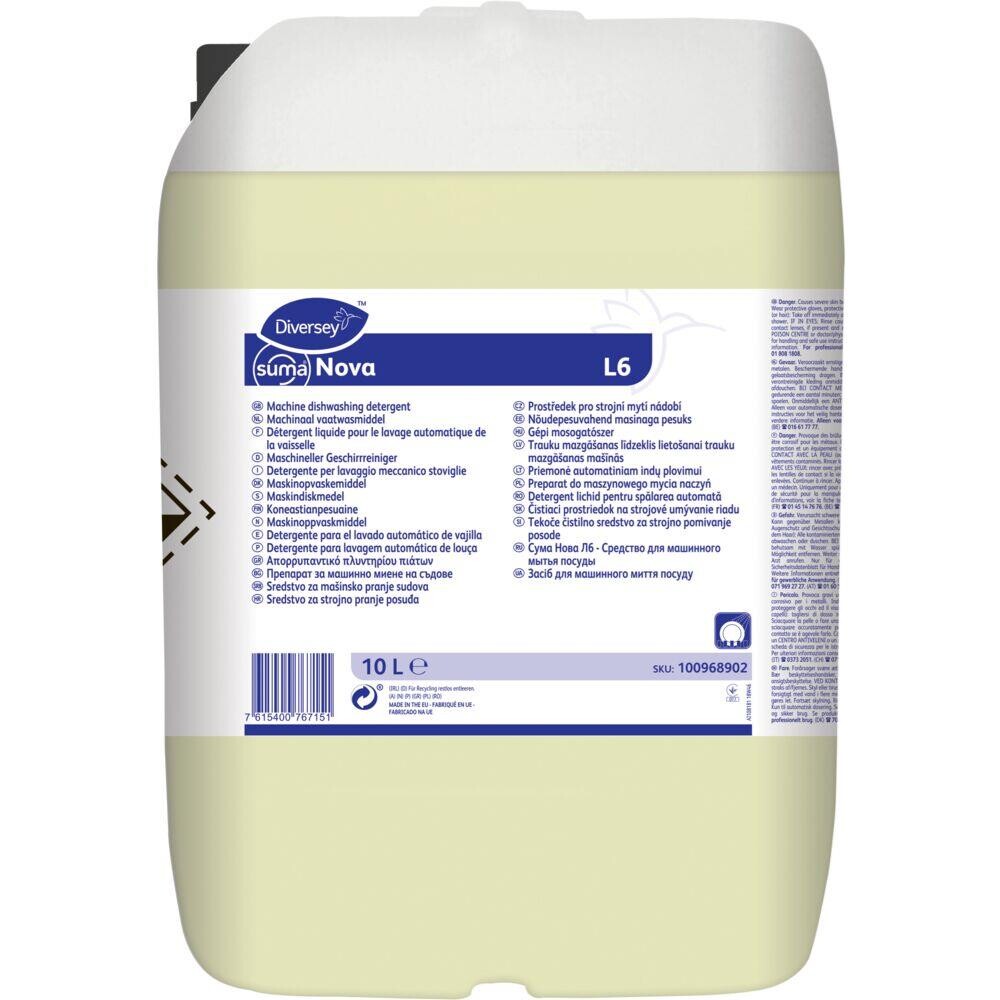 Maskinopvask - Diversey Suma Nova L6 - uden klor med farve uden parfume - 10 l