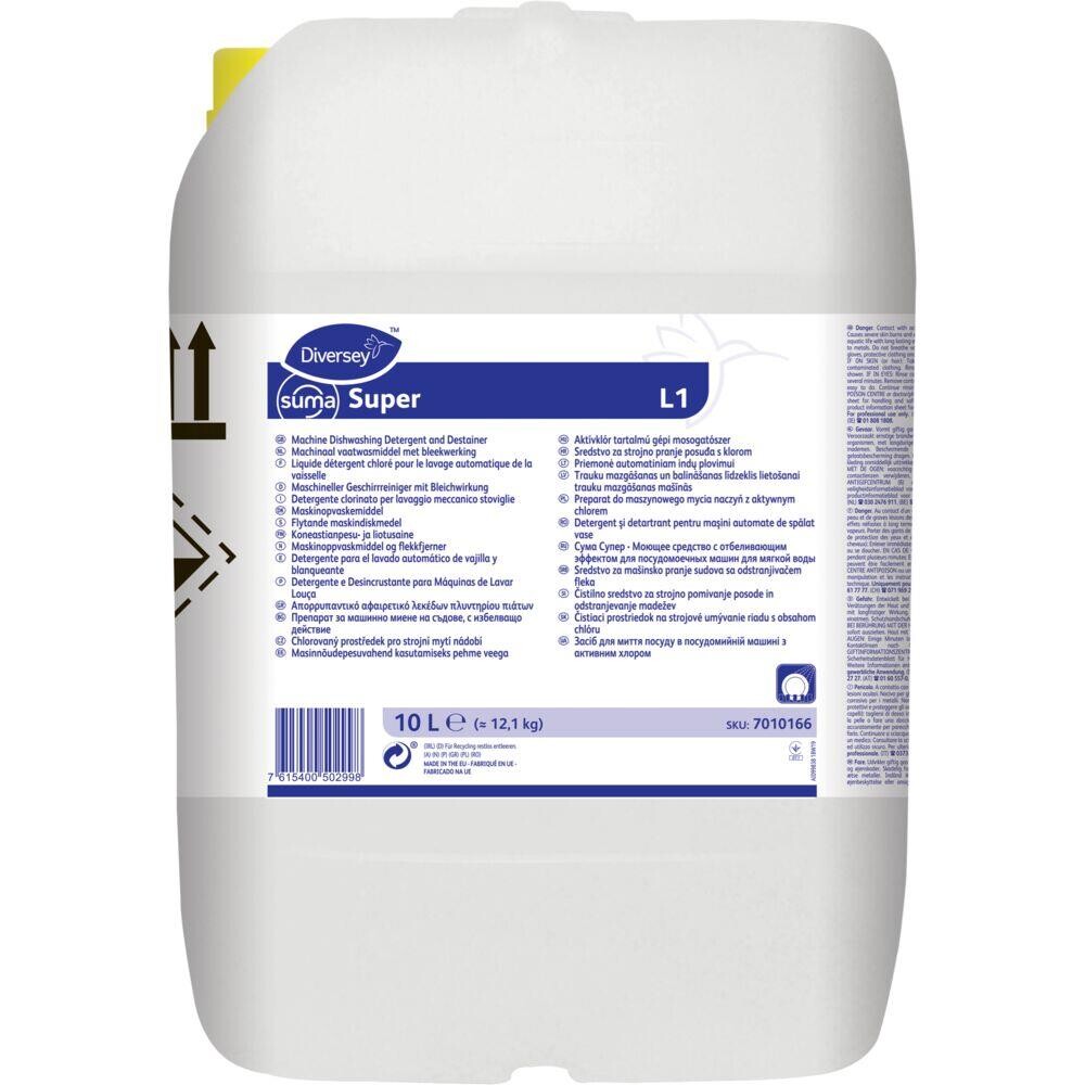 Maskinopvask - Diversey Suma Super L1 - med klor - 10 l