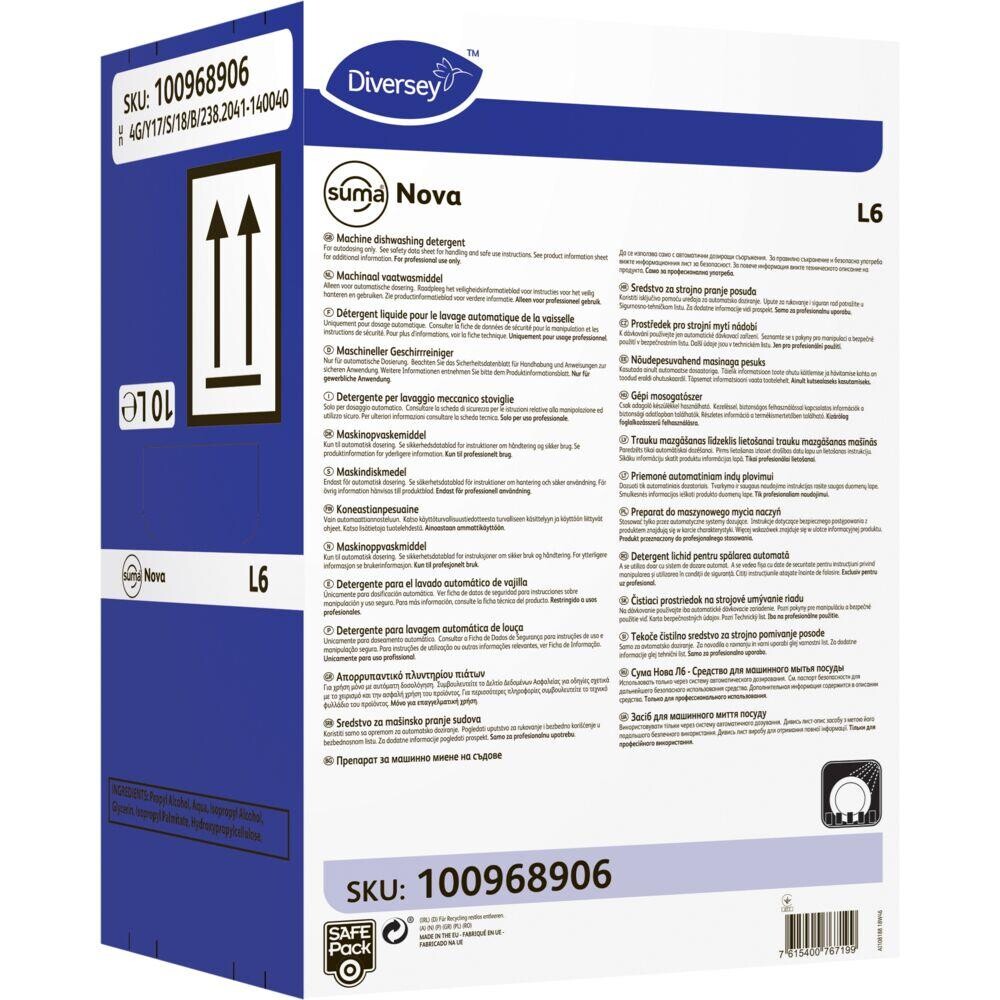 Maskinopvask - Diversey Suma Nova L6 - SafePack - 10 l