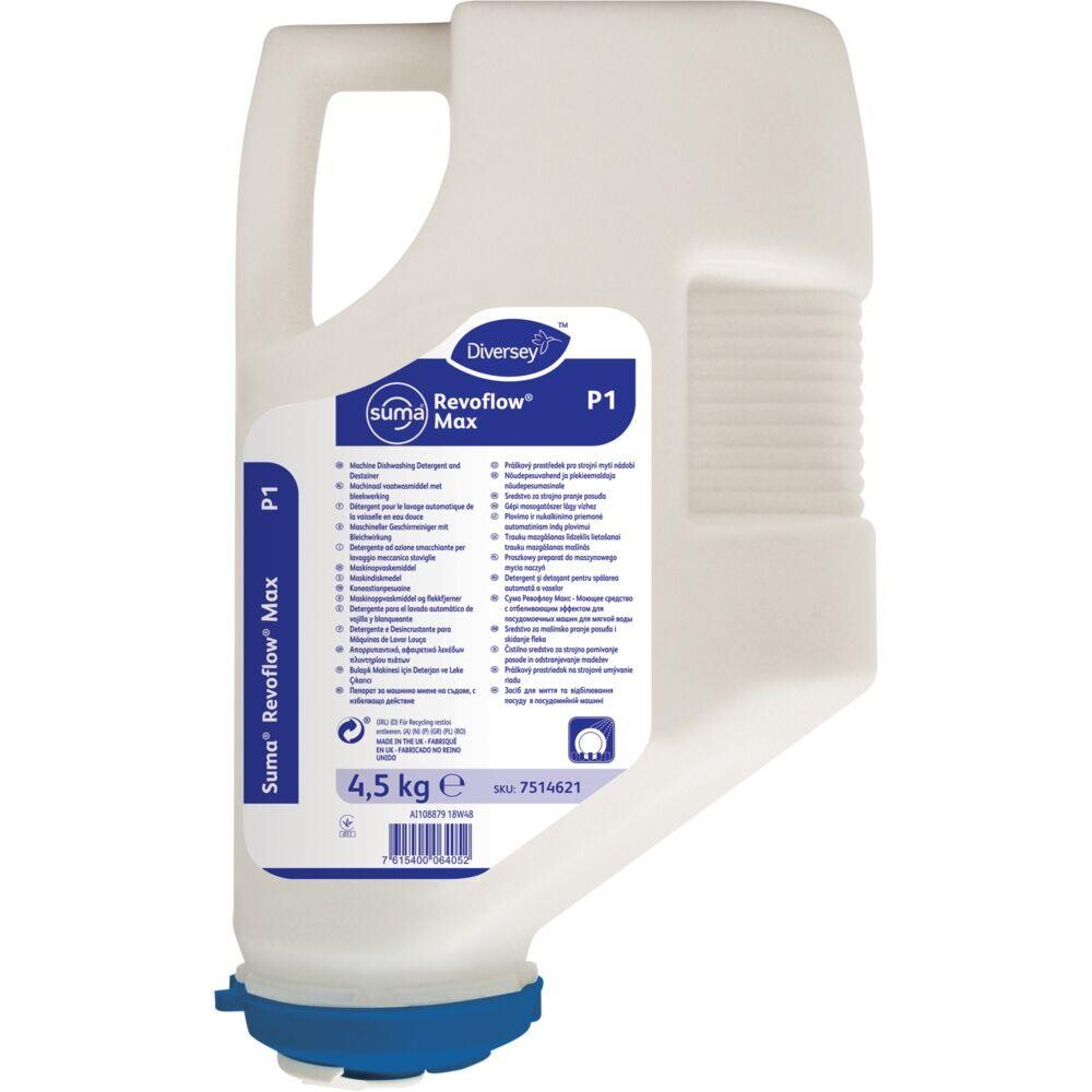Maskinopvask - Suma Revoflow Max P1 - Med klor - 4,5 kg - 3 stk