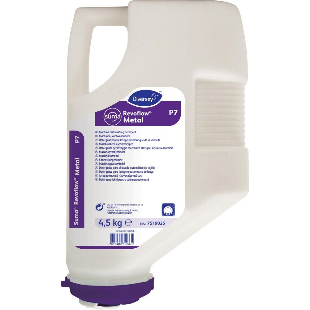 Maskinopvask - Suma Revoflow Metal P7 - Med klor, alusikker - 4,5 kg - 3 stk