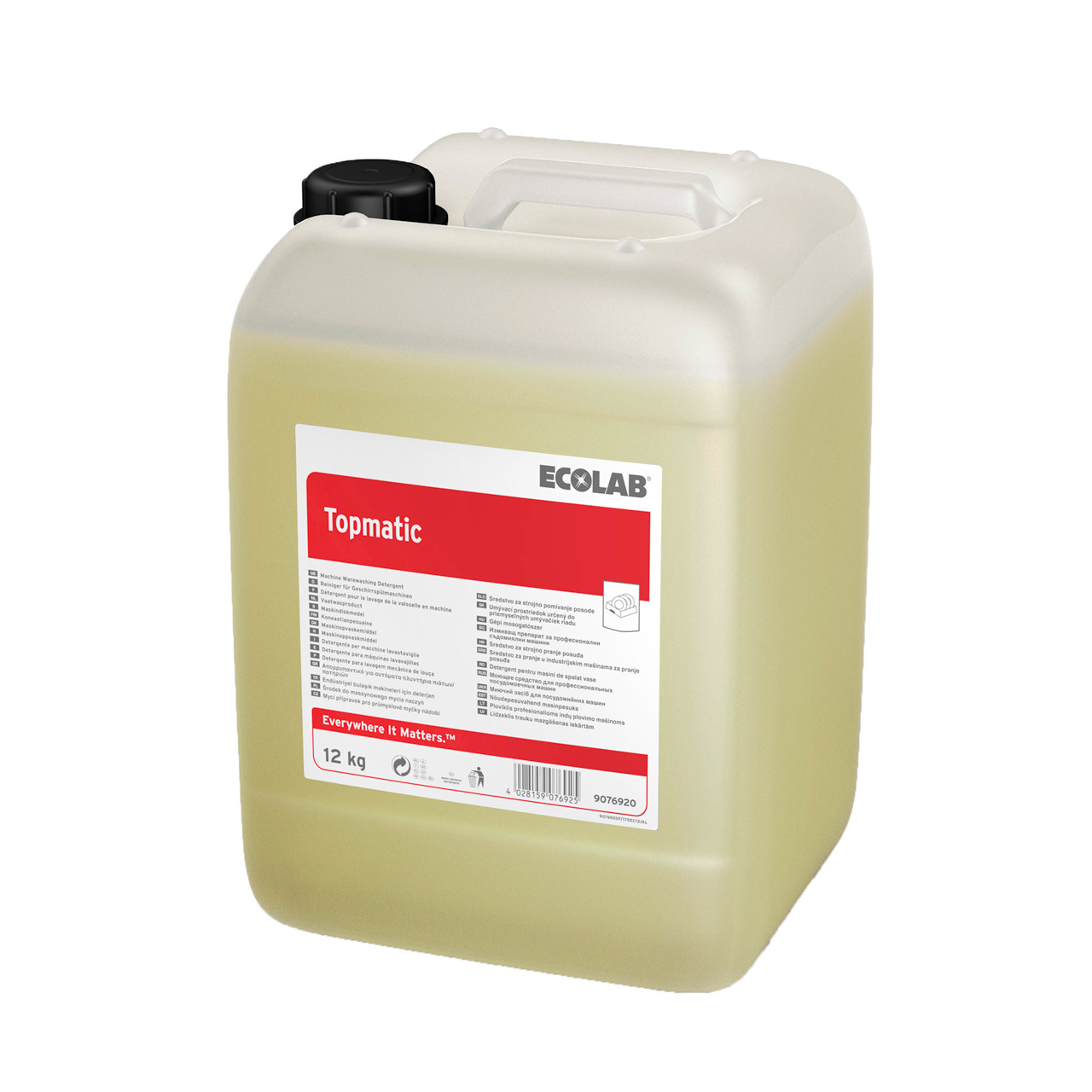 Maskinopvask - Topmatic Clean - 12 kg