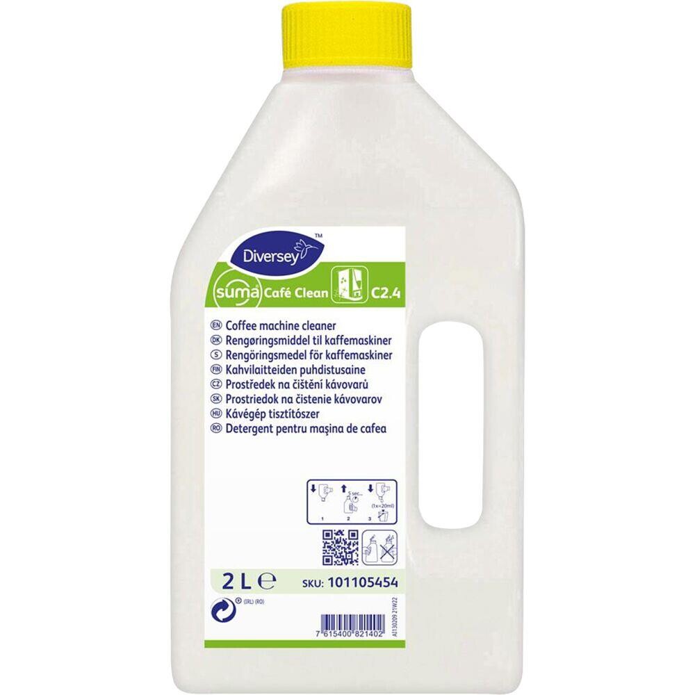 Maskinrens - Diversey Suma Café Clean C2.4 - Med klor - 2 l - 2 stk