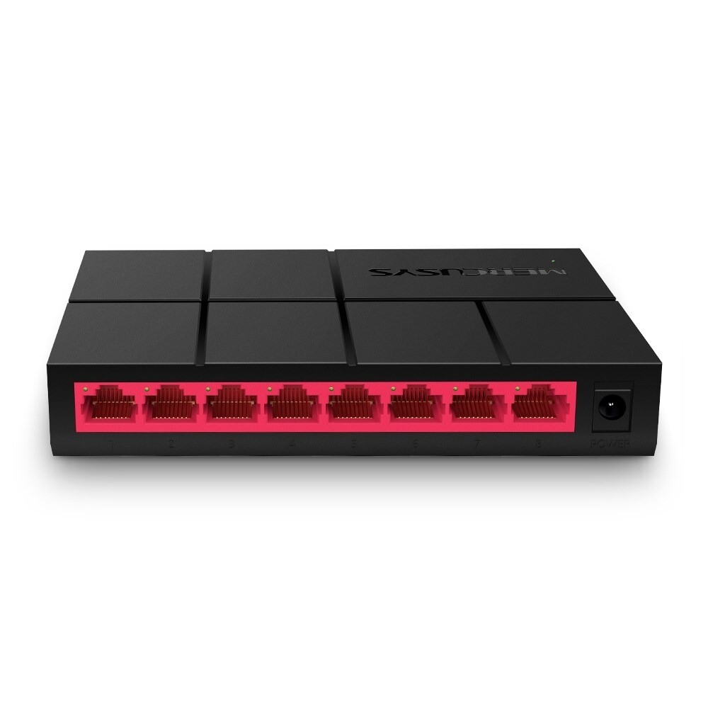 Switch MERCUSYS MS108G 8-Port Gigabit Desktop Switch, sort