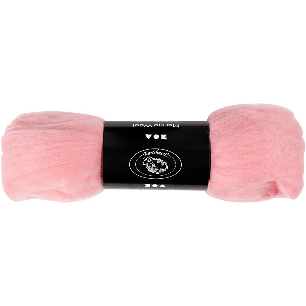 Merino uld 21 my Sydamerika lyserød 100g