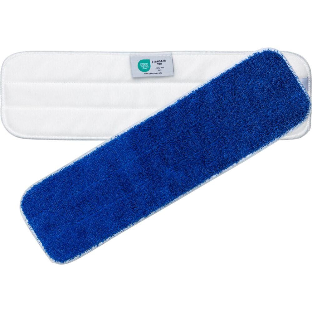 Micro Pro moppe, hvid, mikrofiber, 40 cm, med hook'n'loop - 5 stk