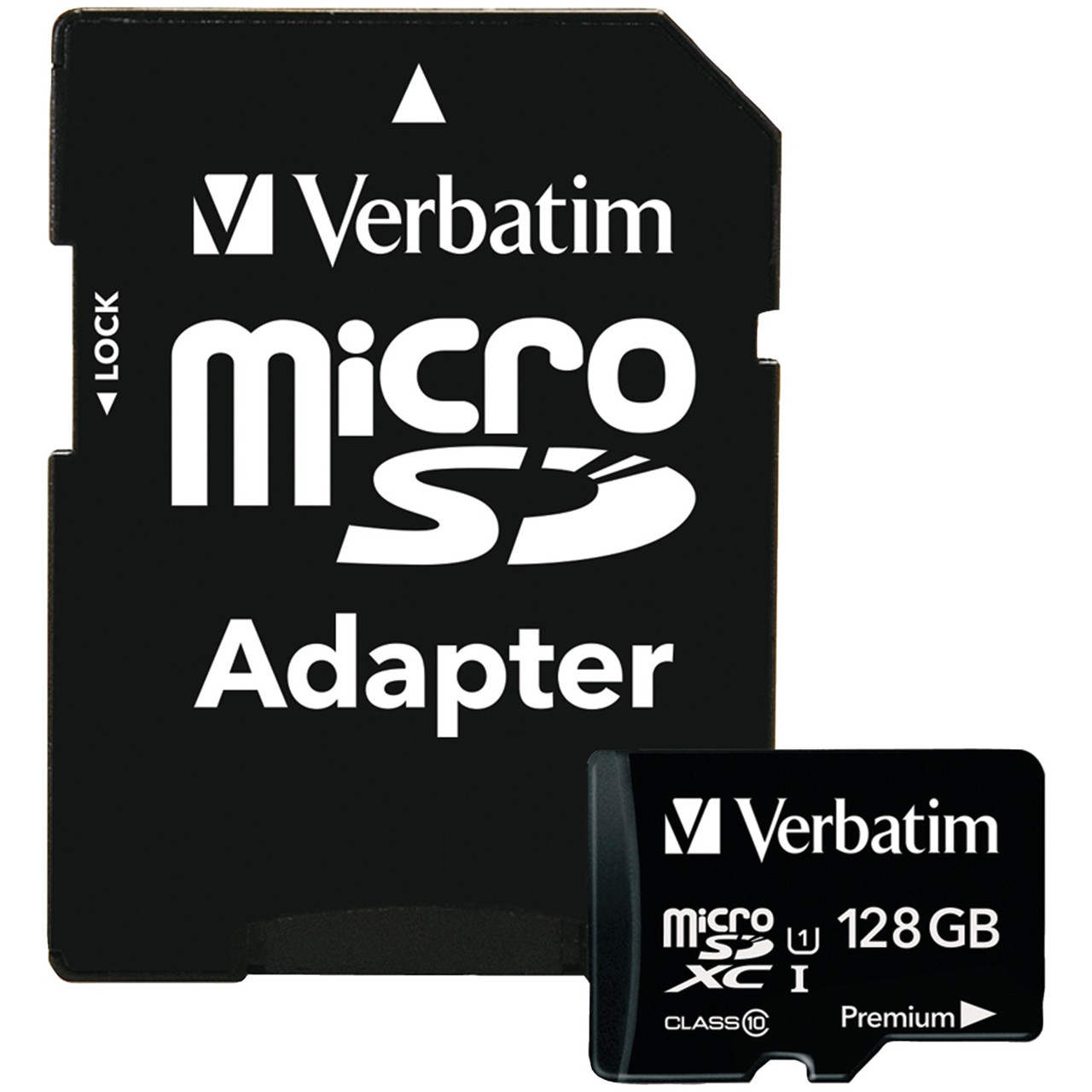 Micro SD kort 128GB Verbatim Micro SDXC kort Class 10 med adapter