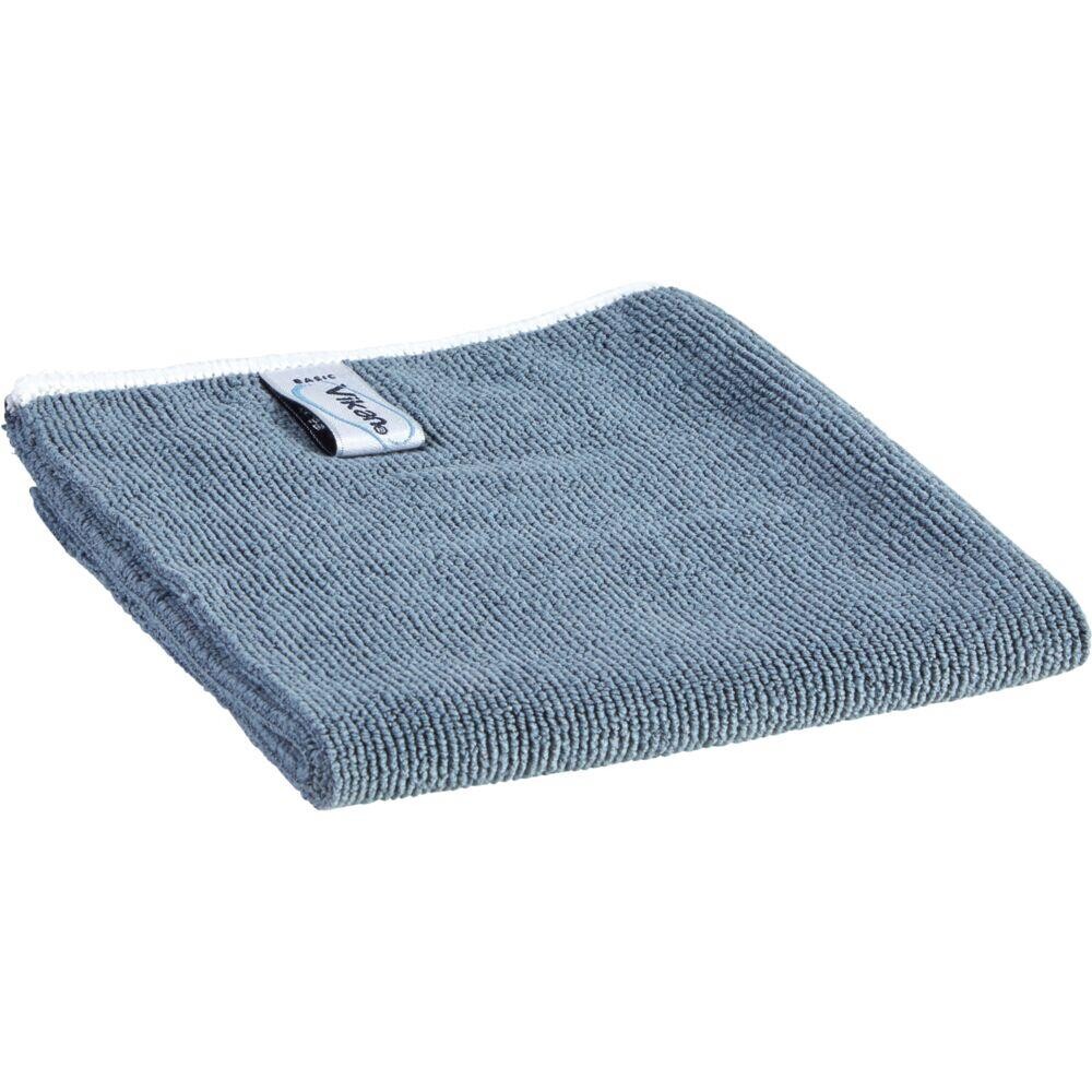 Rengøringsklud - Vikan Basic 32x32 cm - Grå mikrofiber - 5 stk