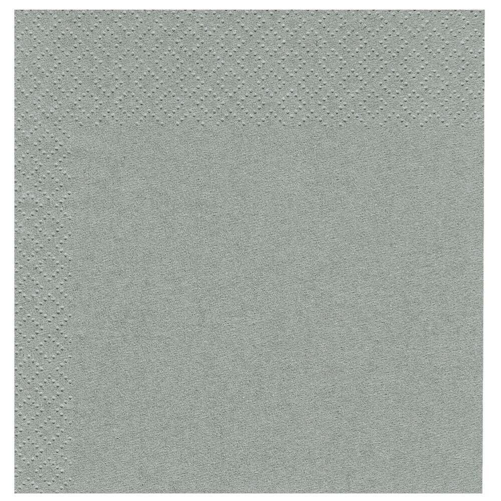 Middagsservietter - Abena Gastro, 40x40cm, grå, nyfiber - 1400 stk