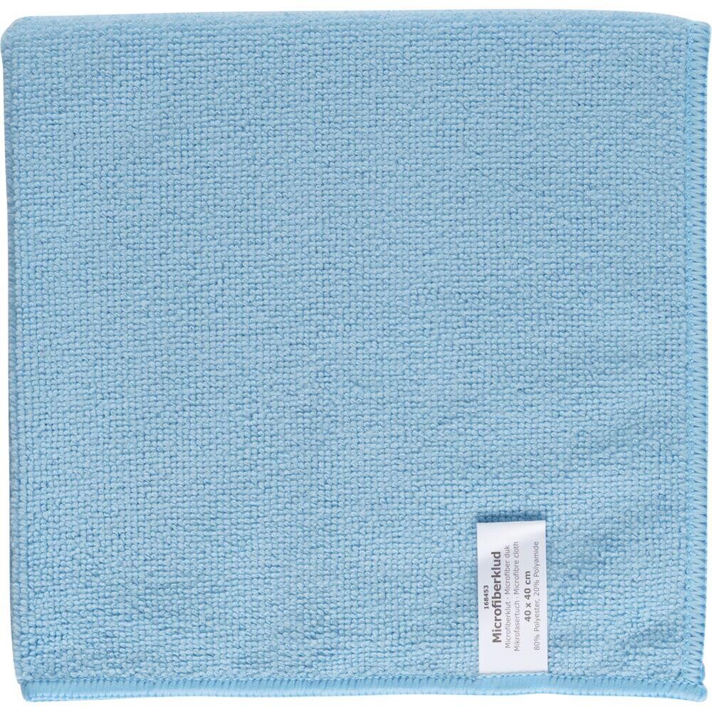 Mikrofiberklude blå 80% polyester 20% polyamid 40x40 cm - 20 stk