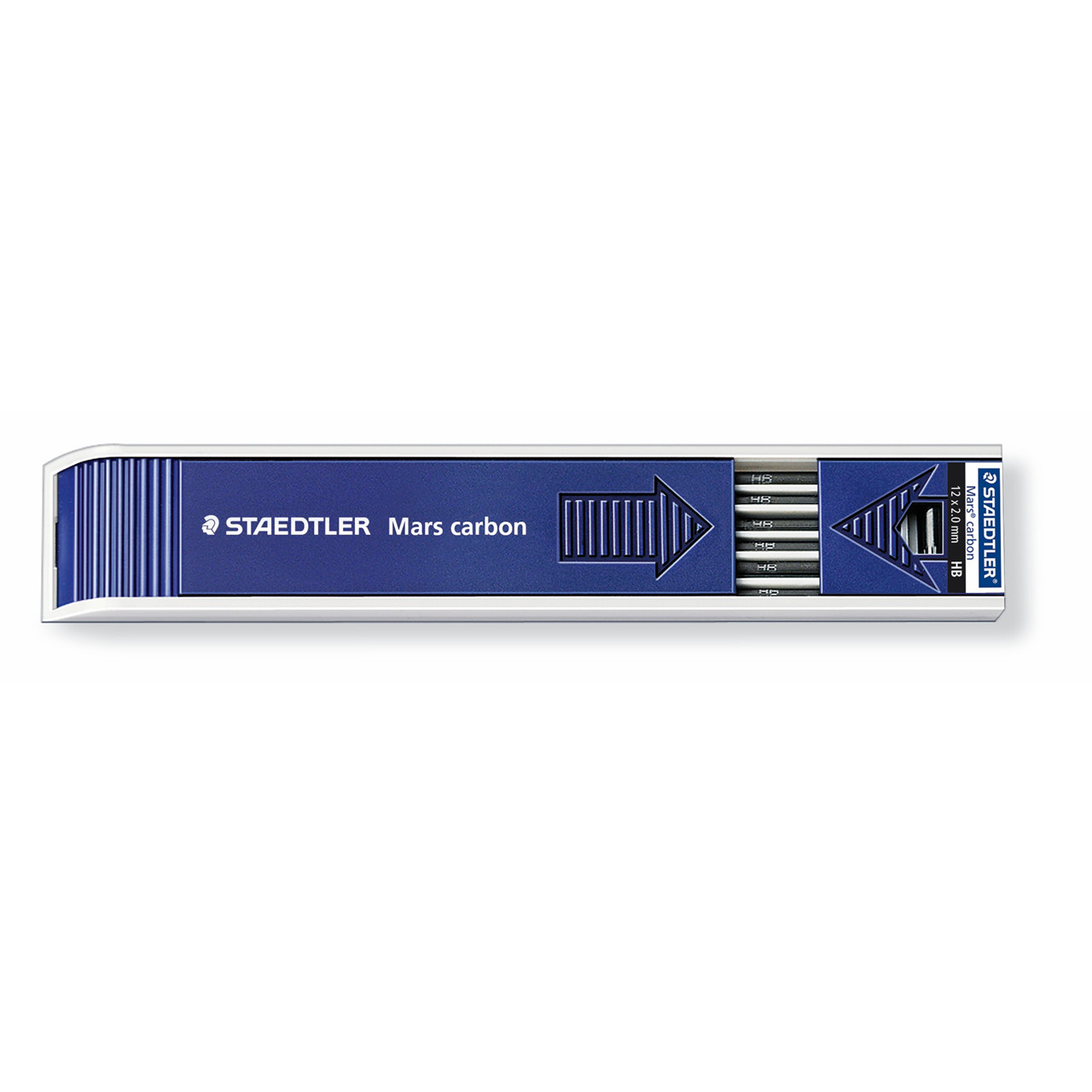 Staedtler Stifter Mars Carbon 200 - 2 mm HB 12 stifter pr tube - 12 tuber