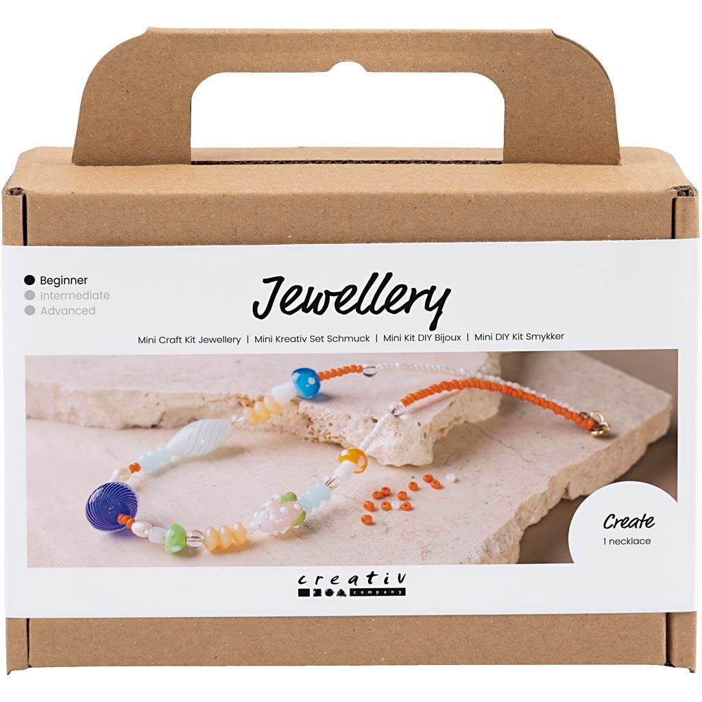Kreakasse DIY Kit Mini Smykker Chunky halskæde colorful