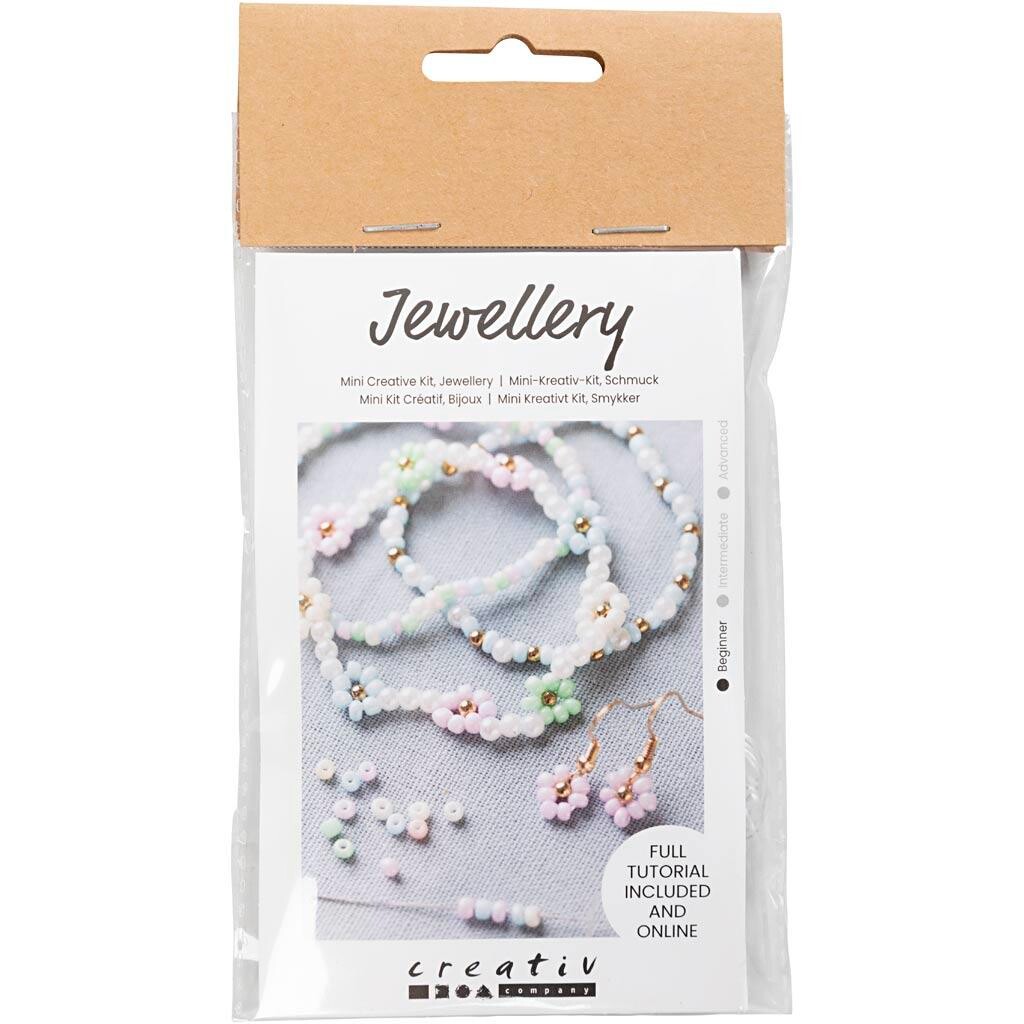 DIY Kit smykker elastikarmbånd og ørering