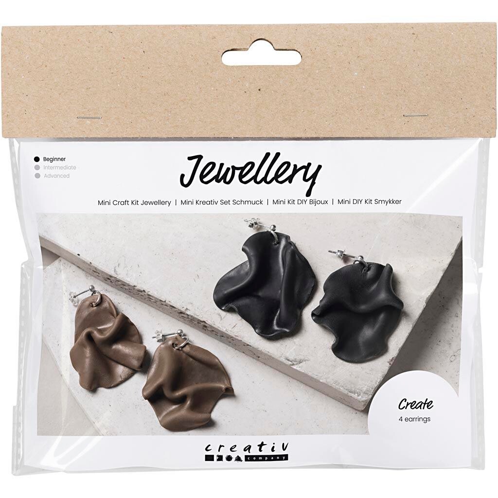Mini DIY Kit Smykker Foldede øreringe