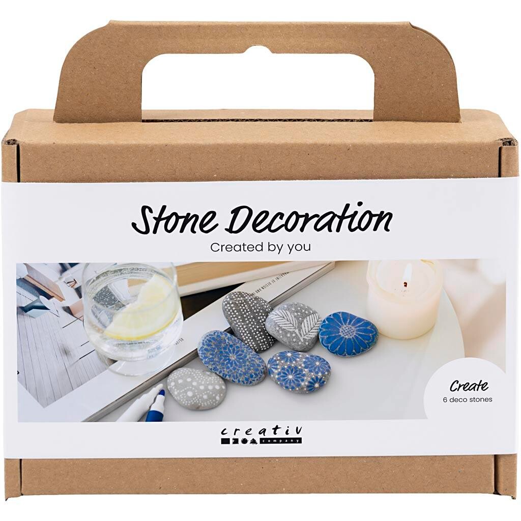 Mini DIY Kit Stendekoration, blå - 1 pk