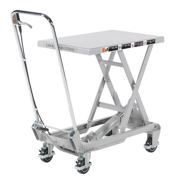 Mobilt løftebord ALT 450x700 mm 100 kg