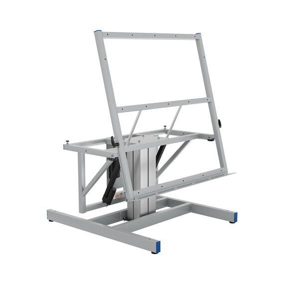 Montagebord - ErgoTilt 1-søjle 1200x1205 RAL 9006