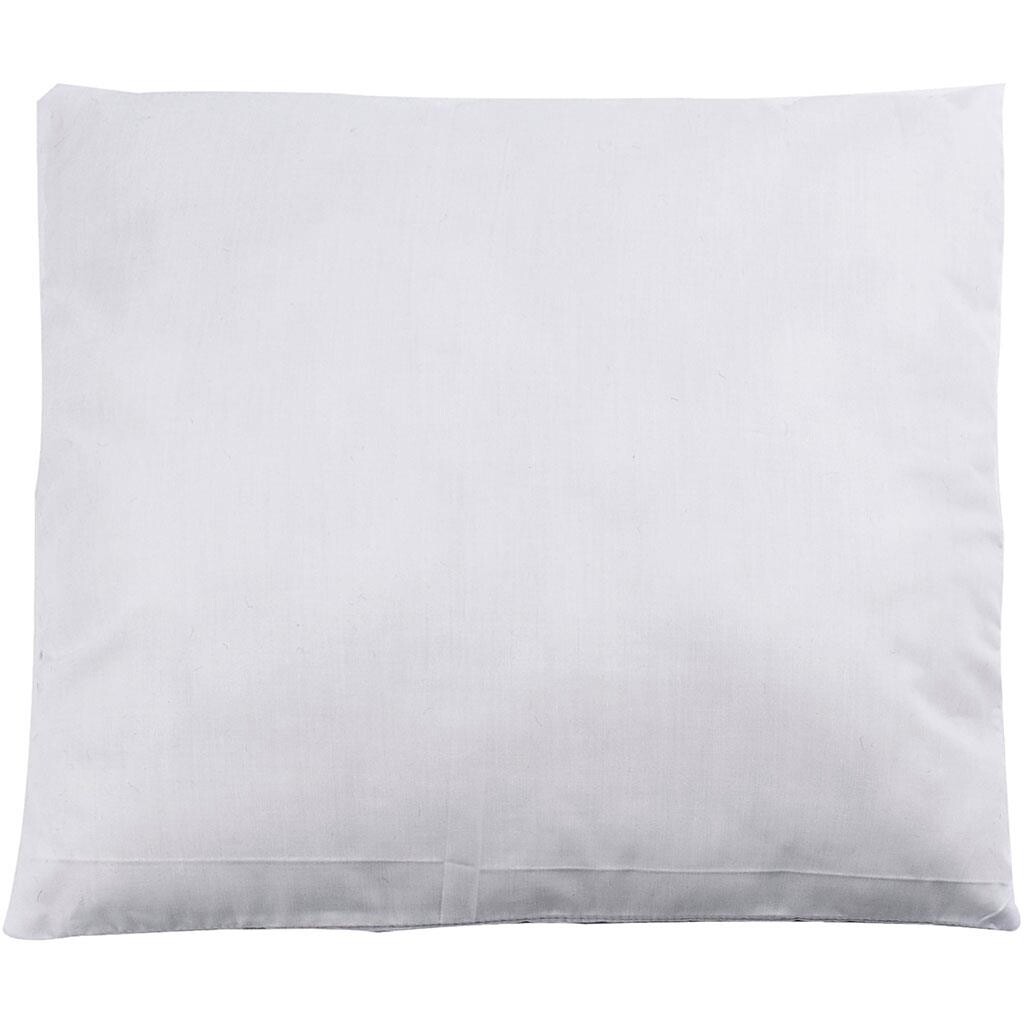 Monteringspude størrelse 40 x 40 cm hvid | Fyldvægt: 250 gram