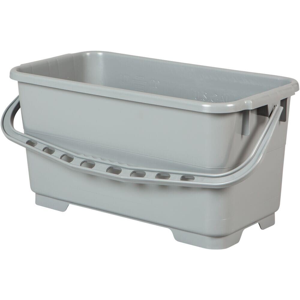 Moppespand Tina Trolleys 56x27x25cm 22 L grå plast med grå hank