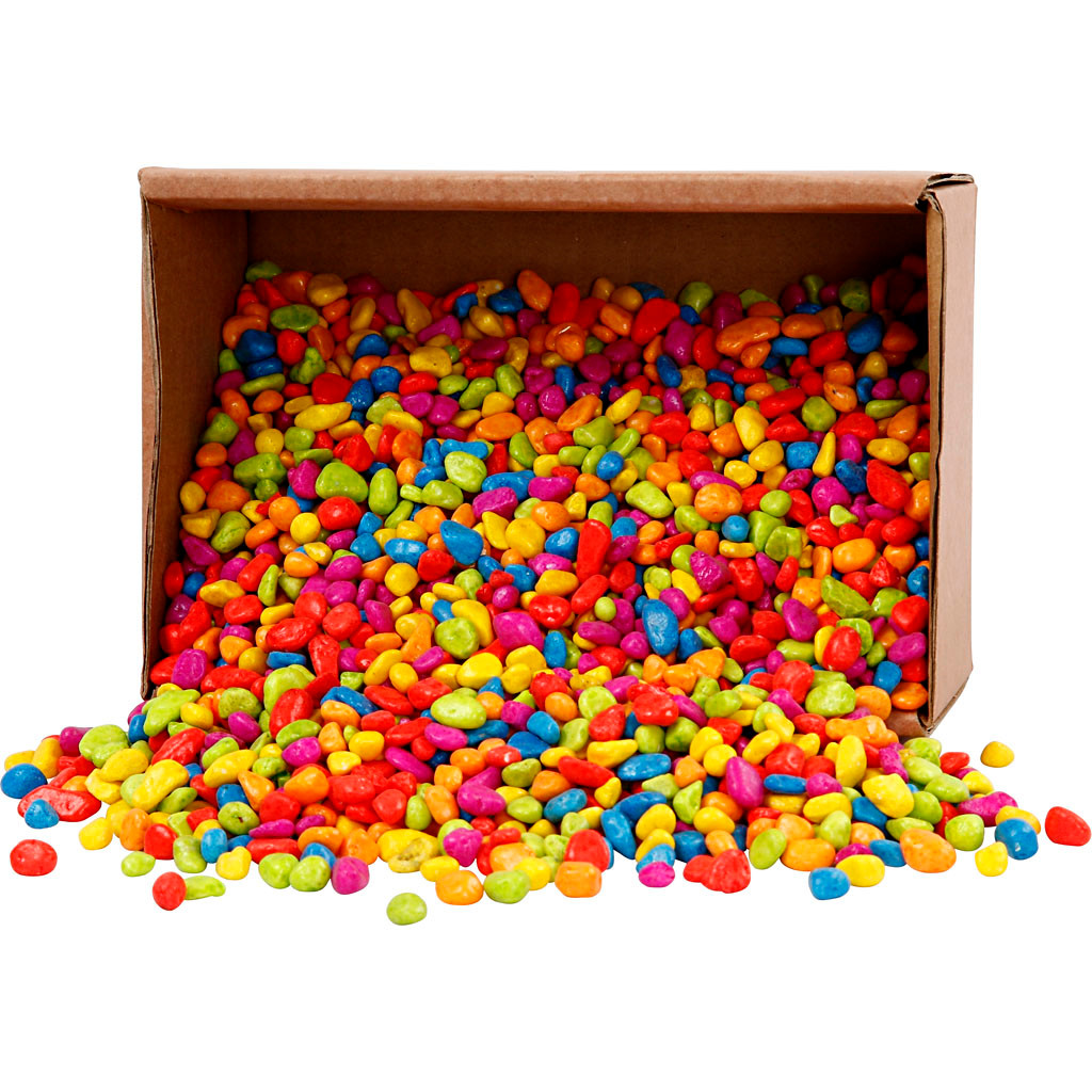 Mosaik sten størrelse 8-10 mm tykkelse 5 mm | 2 kg