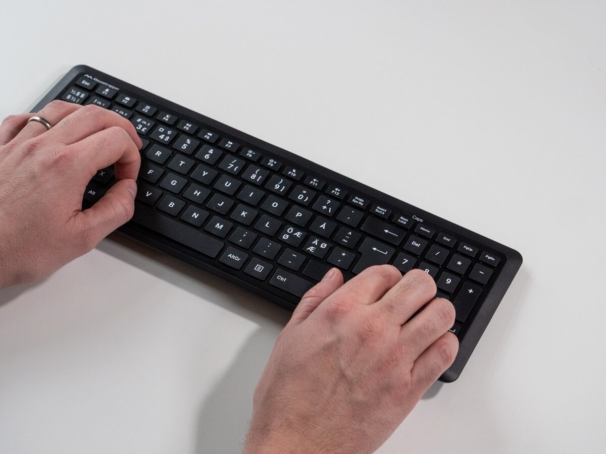 Mousetrapper Type Midi Keyboard trådløs, Black