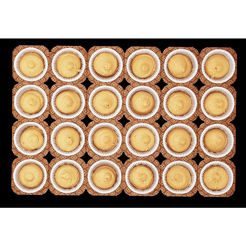 Cupcake forme på papplade NTS.2 50 x 36 mm - 50 plader i en pakning