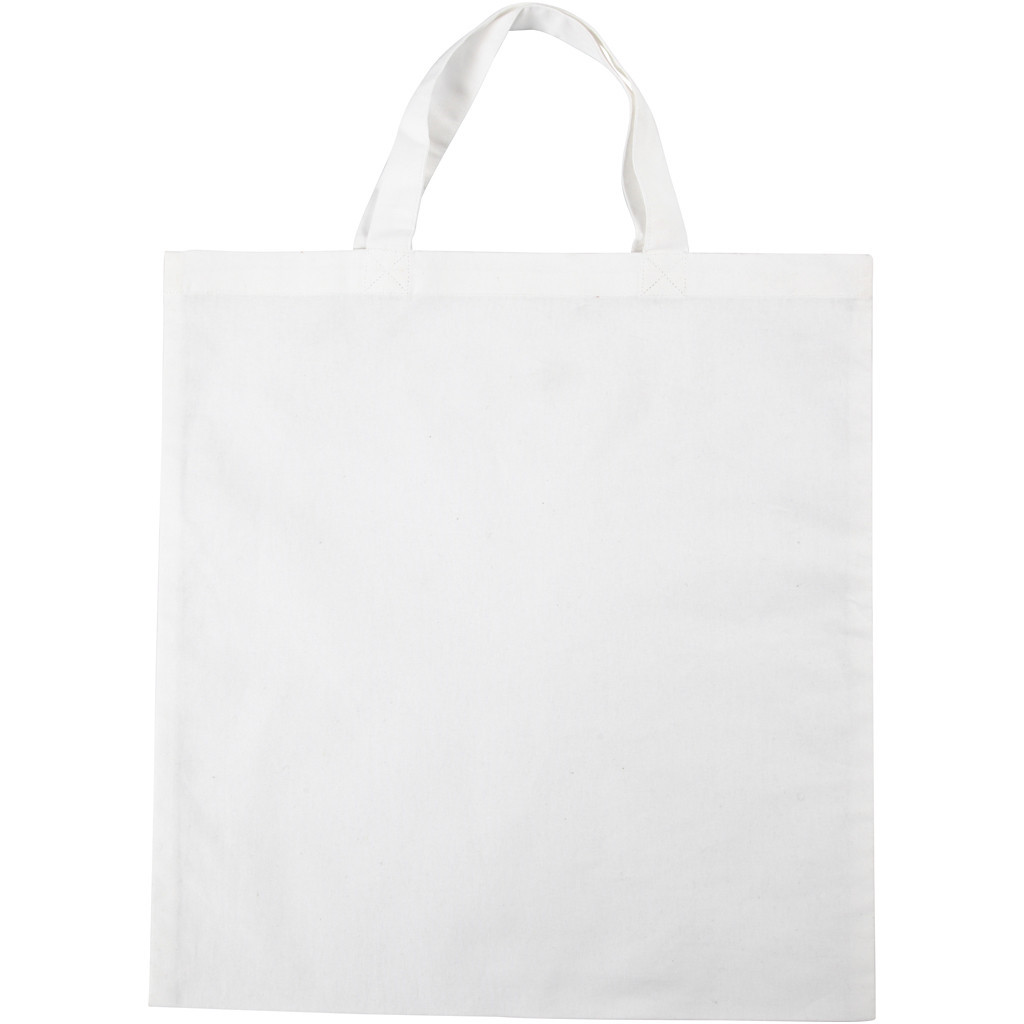 Mulepose , str. 38x42 cm, 130 g|m2, hvid, 20stk.