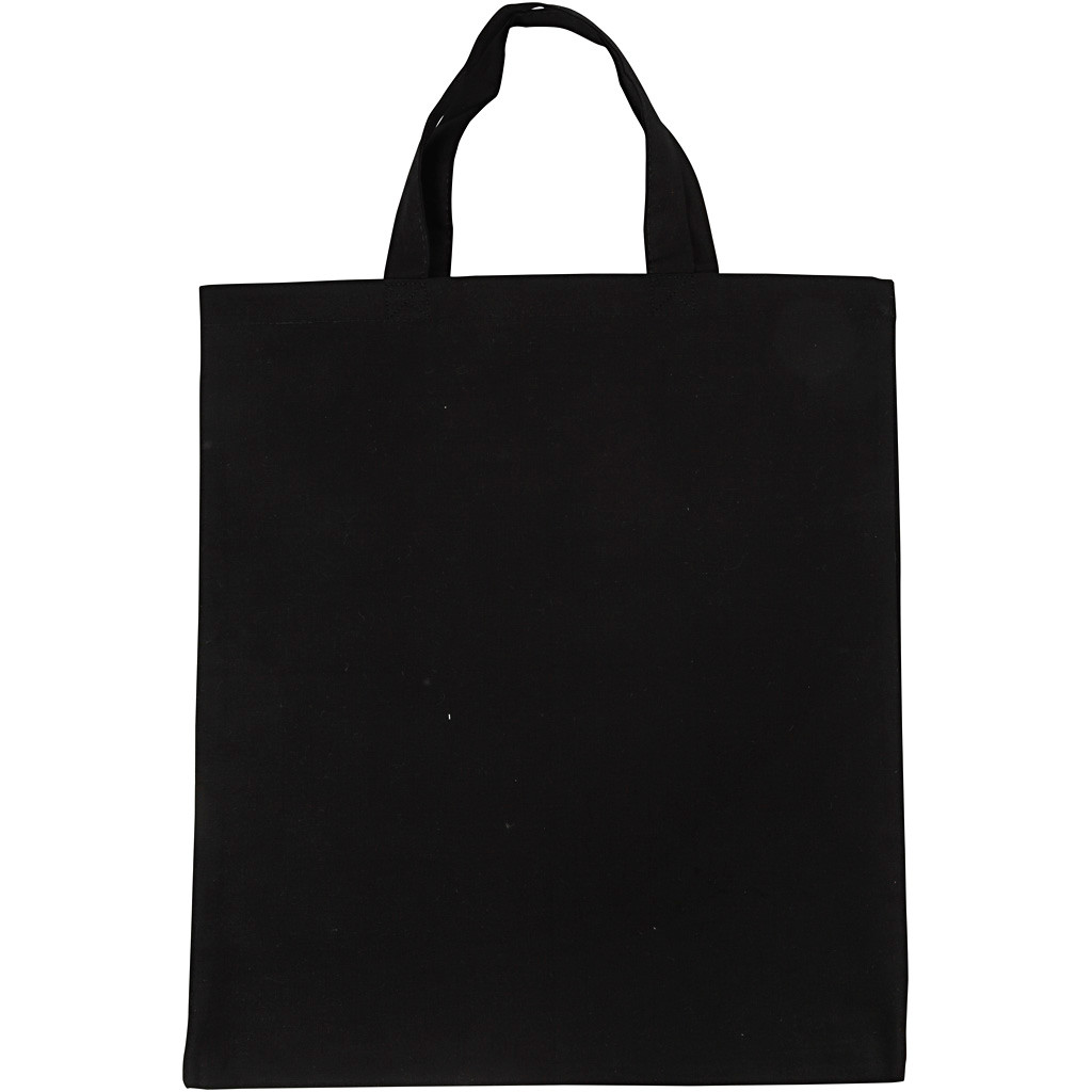 Mulepose sort 38 x 42 cm - 1 stk