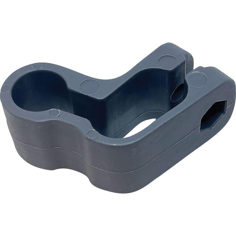 Multi-connector beslag - Vileda grå plast til montering af 122558 affaldsposeholder - 70 liter