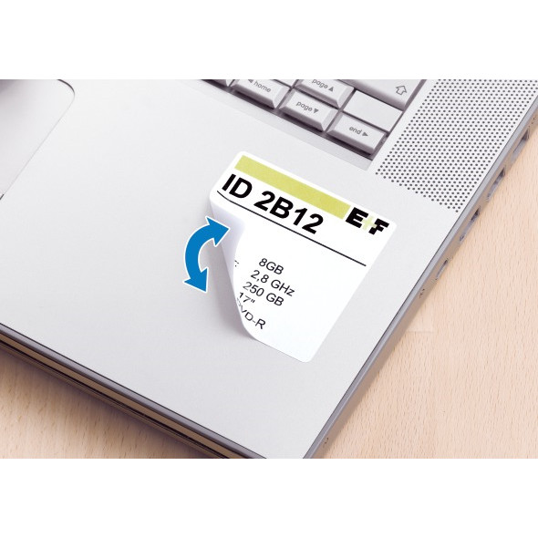 Etiketter - Herma Movables - 34x67 mm - Hvid - Aftagelige - 192 stk