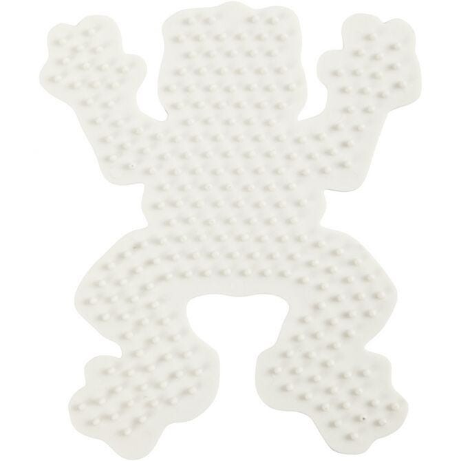 Nabbi Bio Beads perleplade, frø, H: 0.5 cm, str. 10x12 cm, 1 stk.