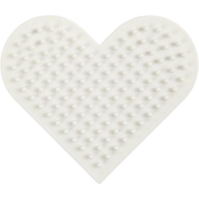 Perleplade – Nabbi Bio Beads – lille hjerte – 7×8,5 cm – 1 stk