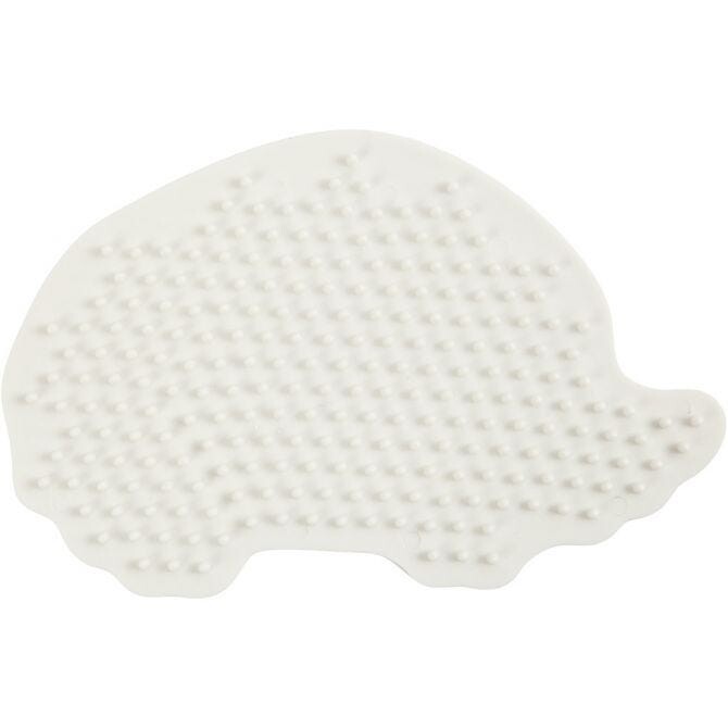 Perleplade Nabbi Bio Beads, pindsvin, H: 0.5 cm, str. 7,6x12 cm, 1 stk.